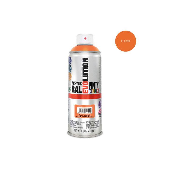 Аэрозольная краска Pintyplus EVOLUTION fluo NVS F143