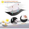 100% Black Out Window Cover Portable Blackout Shades Adhesive Thermal Blackout Blinds No Drill Guard Blind for Window Shades Temporary Room Home 40"