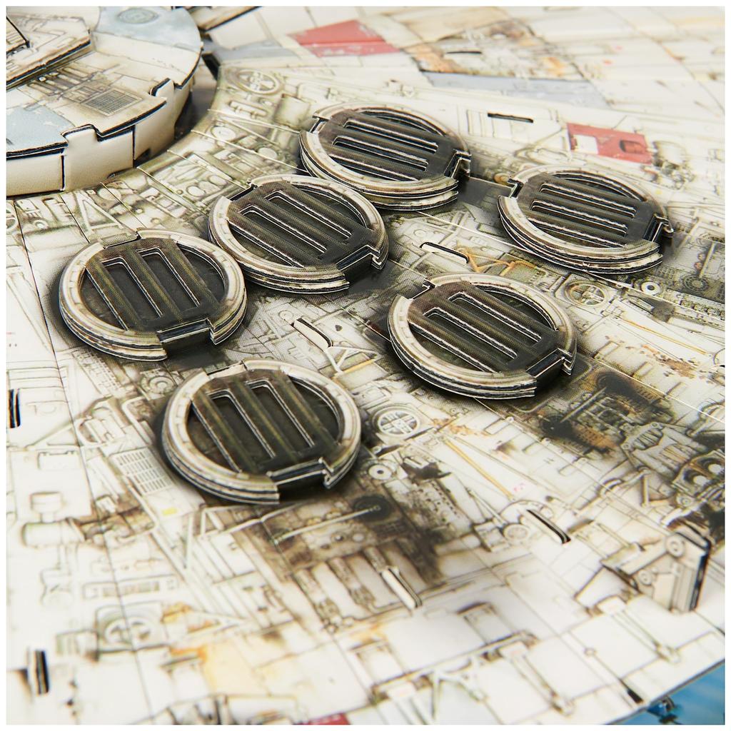 4D Build Star Wars Millennium Falcon 3D Model Star Wars Desk Decor for Fans and 3D Gift Idea for Ages 12 and Up Kit, Gift, Collectors, 223-Piece