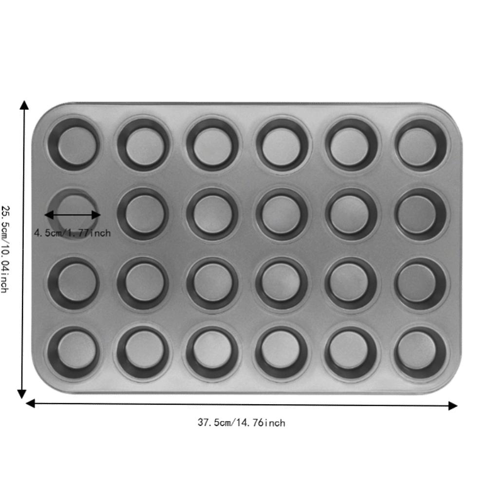 24 Cup Muffin Pan Nonstick Pancake Baking Pan Muffin & Cupcake Pans Cupcake Pan Home Kitchen