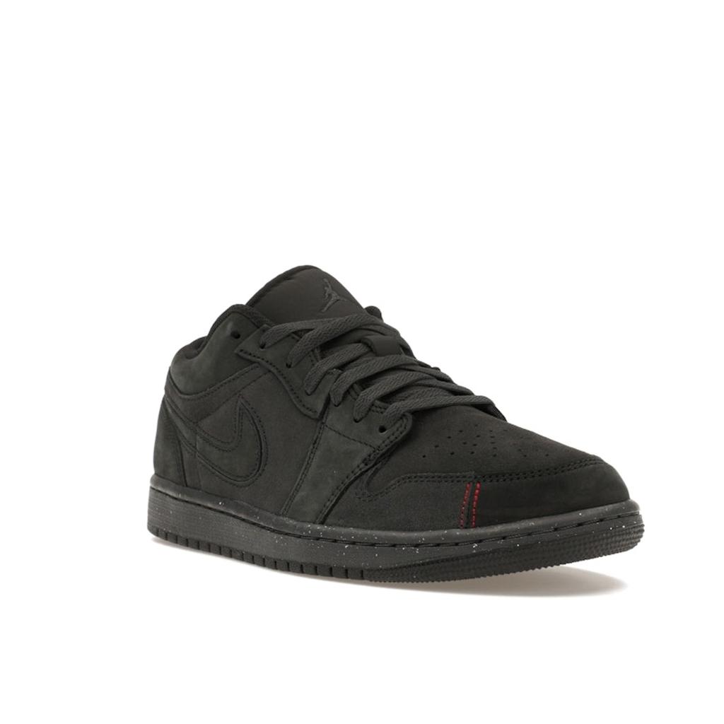 Air Jordan 1 Low SE Craft Dark Smoke Red Men Sneakers Grey Dark-Smoke-Grey Varsity-Red FD8635-001