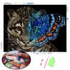 Diamond Painting Butterfly Leopard Cross Stitch Diamond Embroidery Animal Diamond Mosaic Crafts Home Decoration