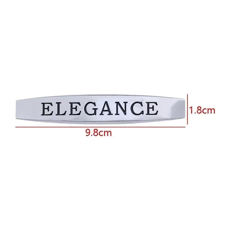2pcs Metal Car Front Side Fender Emblem Badge Decals Accessories Elegance Sticker