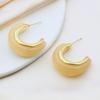 Women's Retro Resin Earrings with S925 Silver Needle - Light Luxury Fashion & Real Gold Color Retention