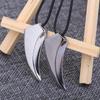 Lover's Brave Mens Zinc Zinc Alloy Pendant Men's Fashion Steel New Tooth Wolf Necklace Jewelry
