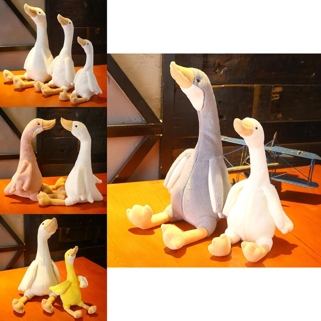 Милая белая, розовая, серая плюшевая игрушка-лебедь, плюшевая кукла, подушка для детей, младенцев, подарок и утешение