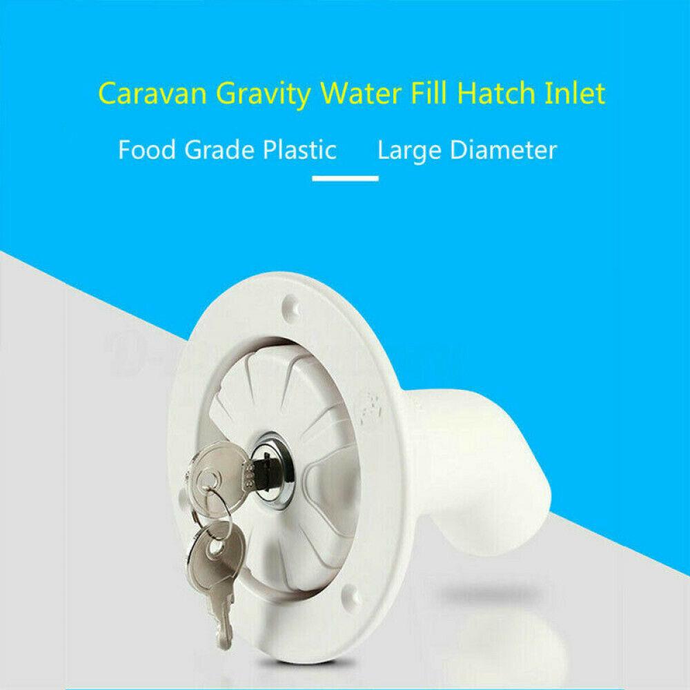 Water Filling Locking Gravity Fresh Water Fill Hatch Inlet Hatch Filler Cap Caravan Refueling Port
