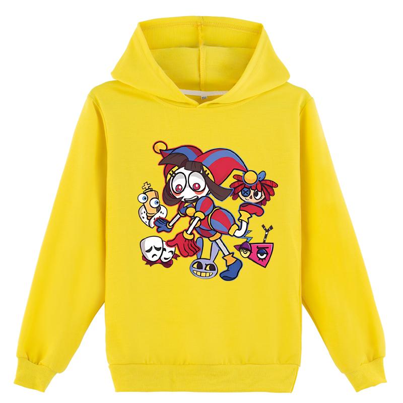 Детская 3D толстовка с капюшоном THE AMAZING DIGITAL CIRCUS свитер для детей