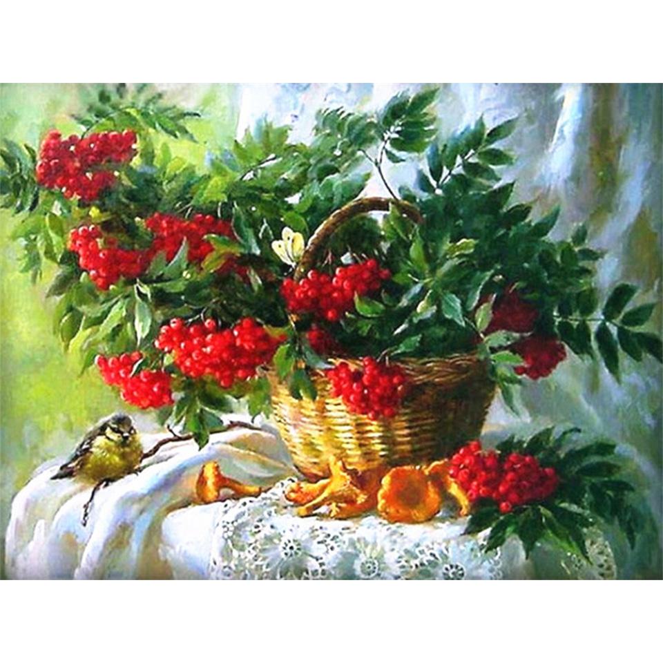 5D DIY Алмазная картина цветок горный хрусталь картина полная круглая алмазная вышивка мозаика изделия ручной работы украшение дома