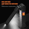 Portable COB LED Flashlights USB Rechargeable Work Light Magnetic Lanterna Hanging Lamp with Built-in Battery Camping Torch