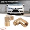 Car Modification Accessories M18 X 1.5 Brass Bend Connection Kit 90 Exhaust Degree Plug Sensor Extension Oxygen Adapter Gas P0D7