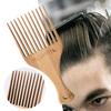 Мужская текстурирующая расческа, удобная, легко держать, универсальная, парикмахерская, деревянная вилка для повседневной жизни