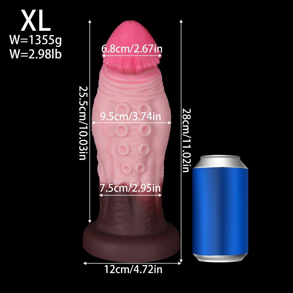 Ultra Soft Liquid Silicone Huge Anal Plug Dildo Women Adult Sex Toy