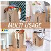 Laundry Basket Dorm Linen Collapsible Fabric Laundry Hamper with Drawstring Handle Portable Folding Dirty Clothes Bag Bathroom