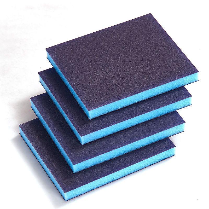 Blue Double-Sided Sponge Sandpaper for Woodworking and Car Bodywork