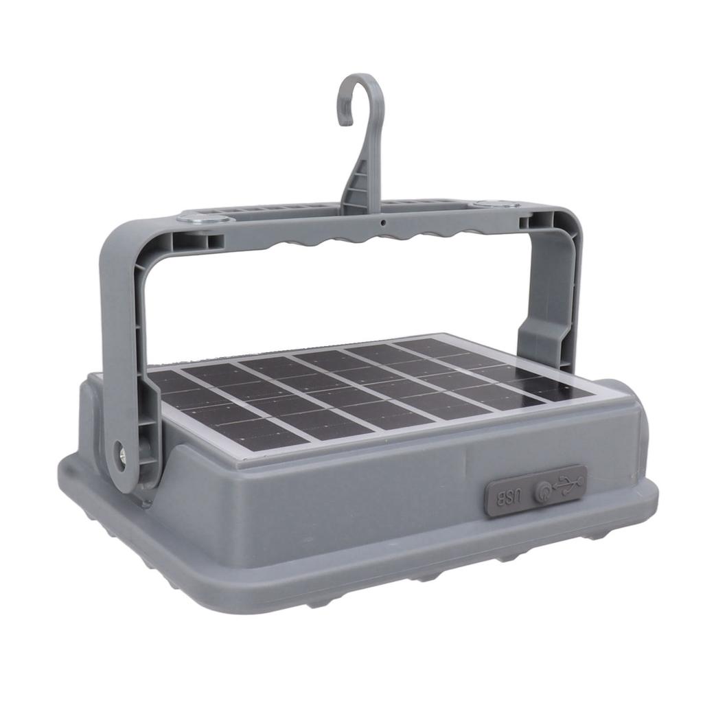 Portable LED Work Light Rechargeable Solar Flood Light 10000 LM IP66 Waterproof Emergency Worklight