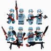 Военная кукла строительный блок восьмой маршрут армия солдат кукла головоломка сборка детские игрушки