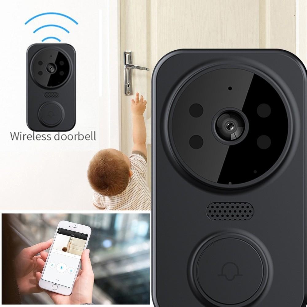 Night Vision Visual Intercom Doorbell Electronic Cat Eye Smart Home Door Bell  Household