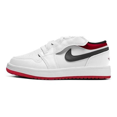 Air 1 Low ALT PS Белые спортивные красные детские кроссовки Черные BQ6066-118