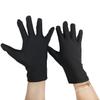 Роскошные черные нейлоновые перчатки для ювелирных изделий для выставок высокого класса и этикетных выступлений