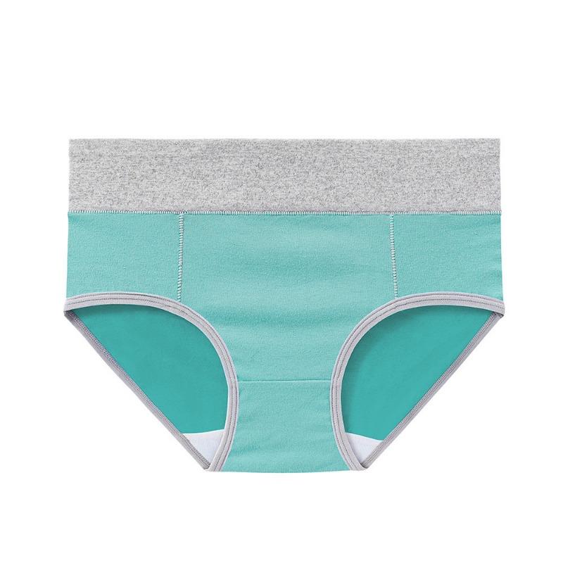 Minimalist Mid Waist Briefs Plus Plus Oversized Underwear with Cotton Lifting Buttocks Waist Cinching Triangle Panties for Women