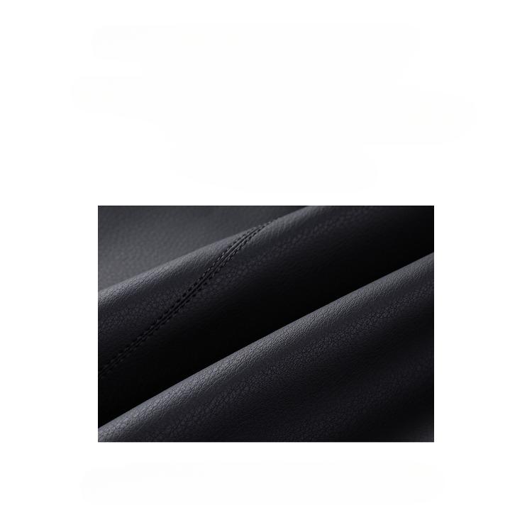 Мужская куртка из натуральной кожи, модная кожаная куртка для папы с воротником-стойкой, повседневная мужская куртка без необходимости глажки