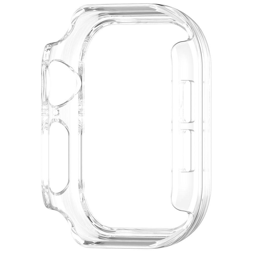 Чехол для часов Жесткий чехол-бампер из ПК для Apple Watch Series 10 46MM(Прозрачный белый)