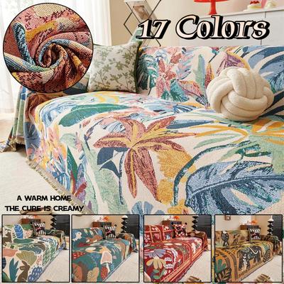 Винтажное полотенце для дивана, современный роскошный дизайн, универсальный чехол для дивана, нескользящее одеяло для дивана на все времена года, стильный защитник