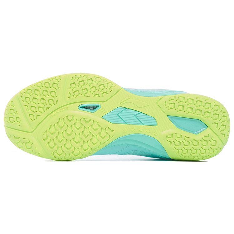 Li-Ning Кроссовки Eagle Eye 2.0 из синтетической кожи с амортизацией, нескользящие, износостойкие, с низким верхом, унисекс, зеленые APTT005-4