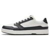 New Slip Resistant Cushioning Low Top Skateboard Shoes Women's Ivory White/Black 122338011-2