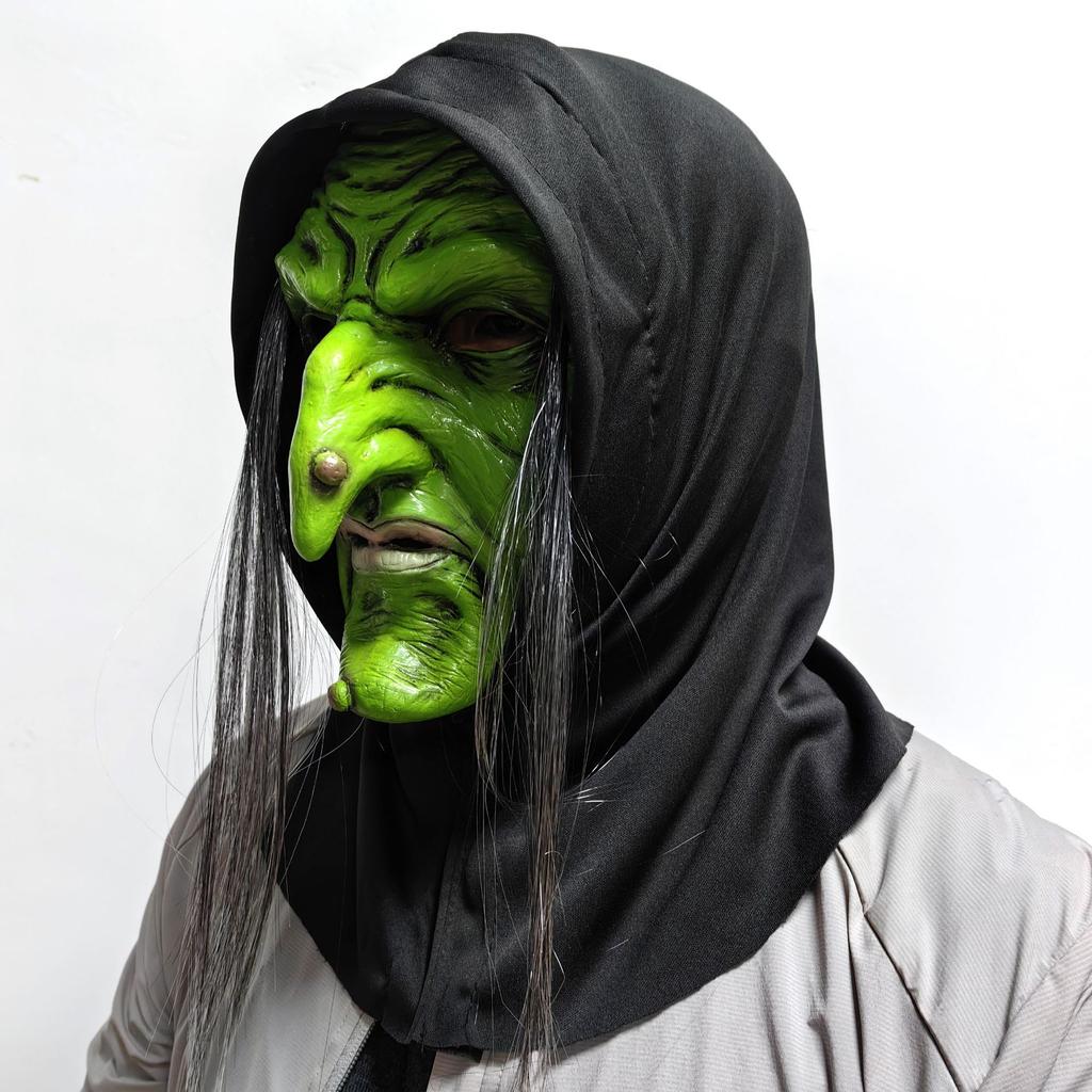 Halloween Party Magic Witch Mask New Scary Ghost Face Costume Witch Headgear
