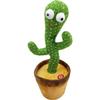 Twisting Electric Toy - Dancing Cactus Plush - Green - For Babies - Interactive