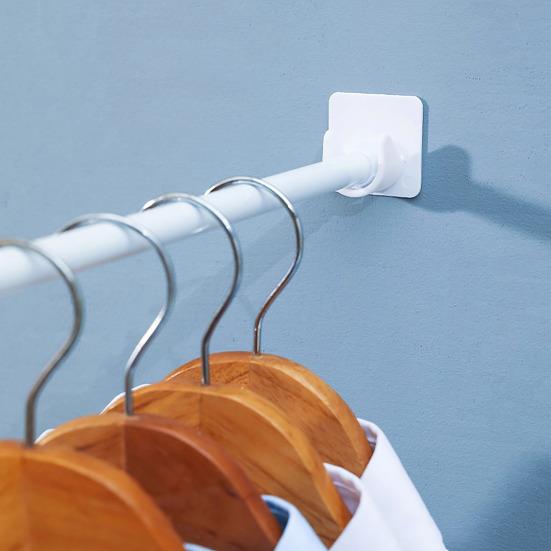 2/4/6/8/10 шт. держатель для карниза для штор без сверления настенный клей отличная липкость противоскользящий большая несущая способность ванная комната