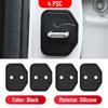 For VOLVO XC60 2017- Car Door Shock Absorber Door Lock Protector Silicone Auto Door Lock Latches Cover Accessories