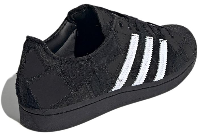 Superstar atmos x Recouture x Superstar Adidas Originals 'Пэчворк - Черный' GW3473