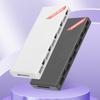 Разветвитель PWM и ARGB 1 к 10 с питанием SATA 4-контактный PWM 3-контактный адресуемый ARGB адаптер Магнитное крепление 4-контактный PWM хаб для корпусного вентилятора