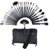 Professional 32pcs Makeup Brushes Set Goat Hair Pincel Maquiagem Powder Contour Brush Cosmetic Complete Kit with Leather Bag