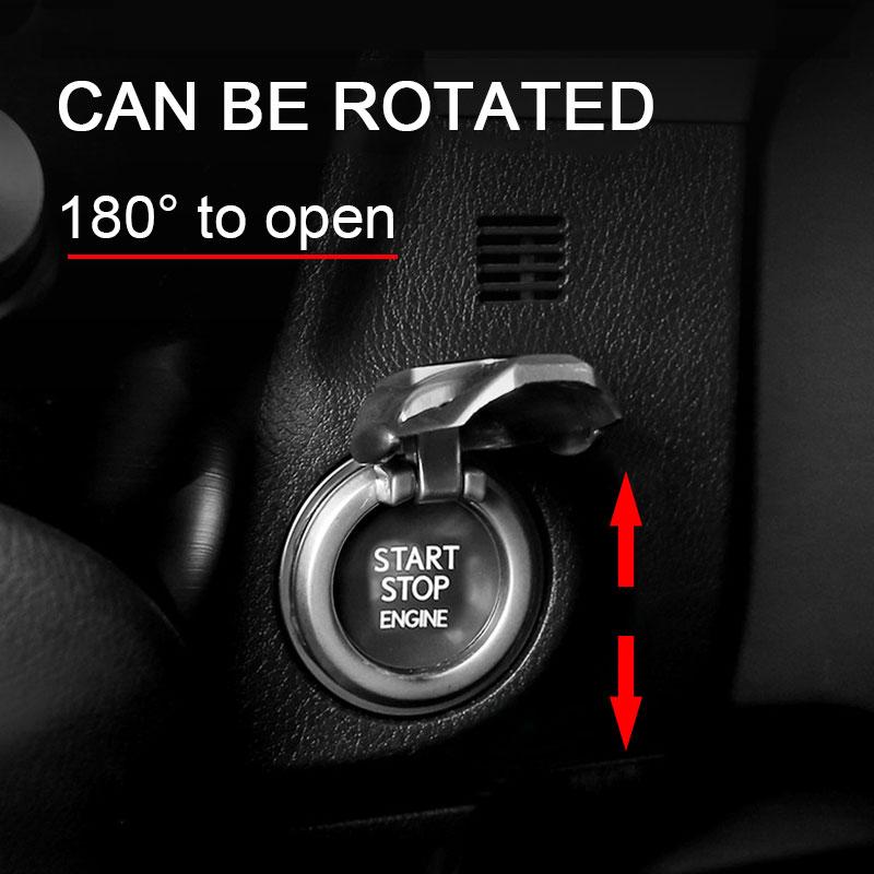 Car Styling Metal One-button Start Button Decorative Stickers For Volvo Xc60 Xc90 V40 V60 S60 V50 V90 S80 C40 XC40 V70 XC70 C30