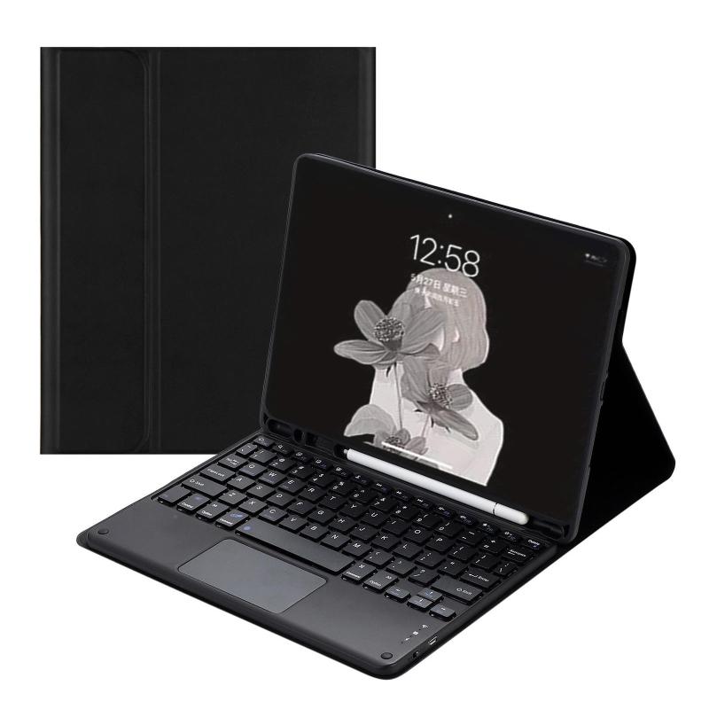 Для iPad 10-го поколения Чехол-клавиатура с тачпадом Pro 11 2024 Air 6 5 4 10,9 дюйма 10,2 7 8 9-го Air 3 Pro 10,5 Складная Smart Cover Funda