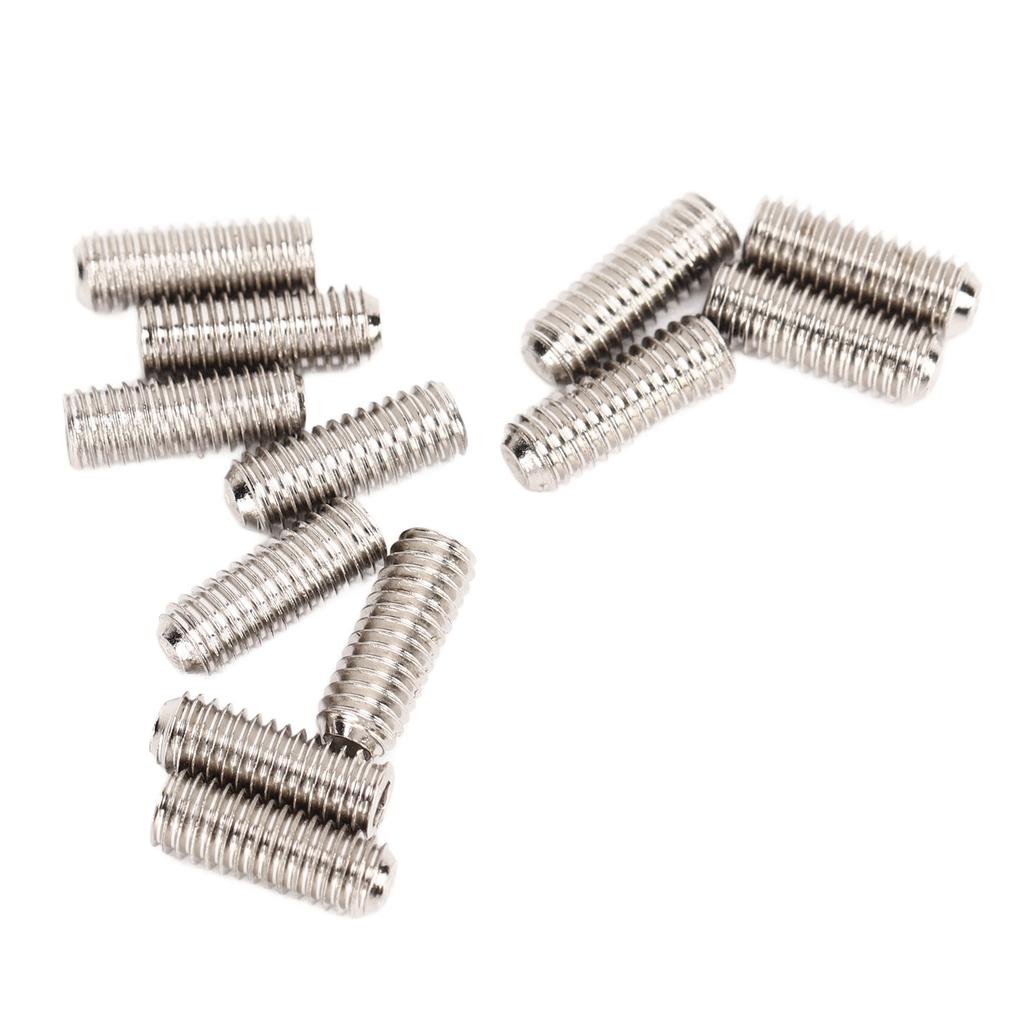 12 шт. винты для регулировки высоты седла, металлический регулировочный набор, детали моста для электрогитары, аксессуары