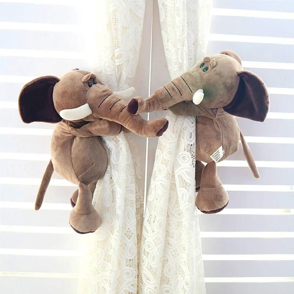 Плюшевые животные подхваты для штор Животные джунглей и леса Подхваты для штор Держатели Крючки