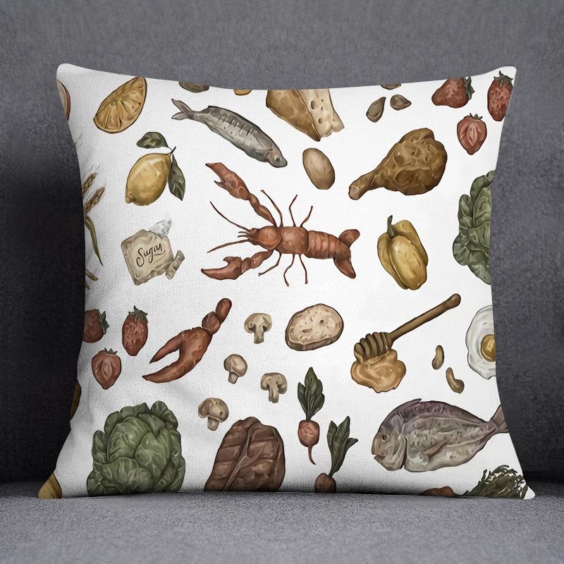 Серия лесных животных, наволочка с декоративным узором для гостиной, дивана, спальни, украшение для дома, наволочка, украшение автомобиля, подушка
