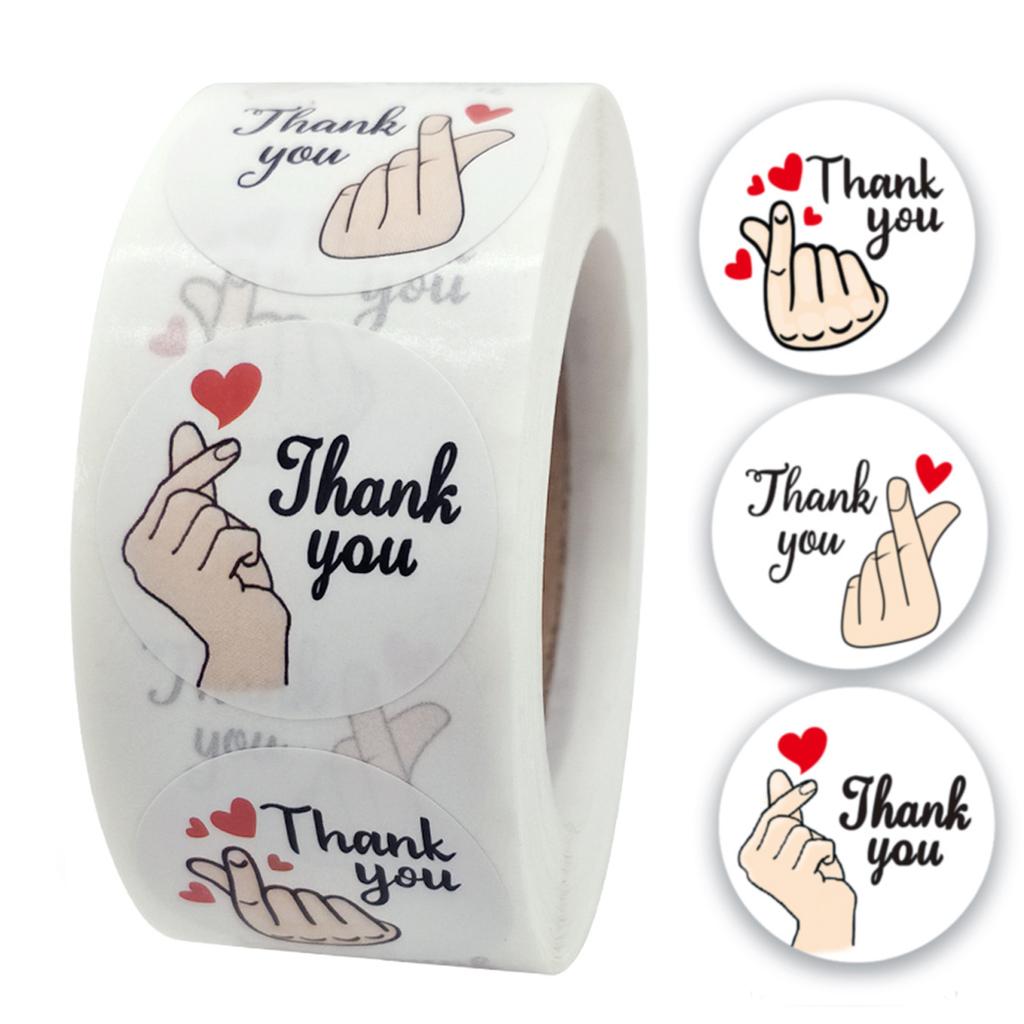 500 шт./рулон 1 дюйм Белый DIY Handmade с Love Label Свадебные самоклеящиеся наклейки для вечеринки Подарочные украшения Handmade Канцелярские наклейки