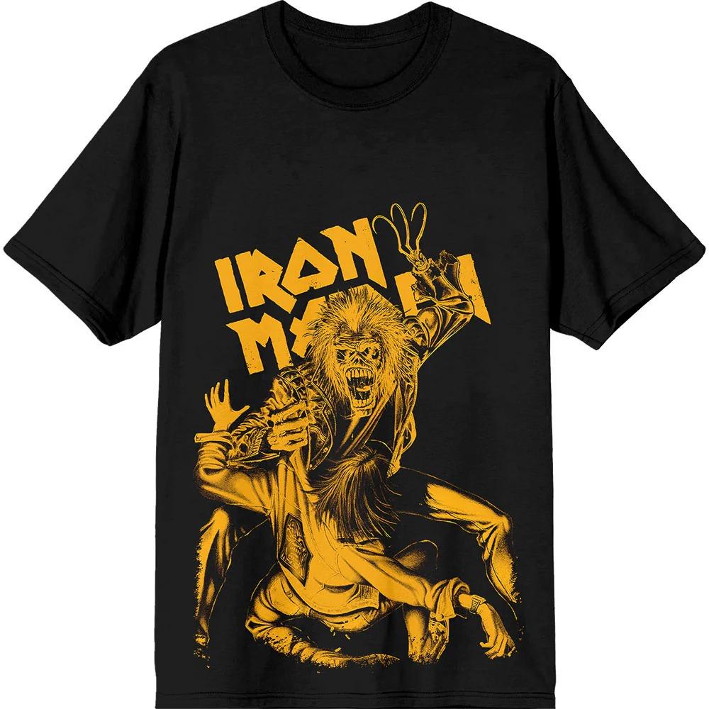 Редкая футболка Iron Maiden 2026 No Prayer Claw Jumbo Черная Размер S-4XL Высококачественная Роскошь Для Мужчин и Женщин Топ Y2k
