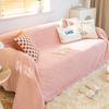 Sofa Cover Cloth Towel Winter Thickened Sofa Cover Anti-cat Scratch Sofa Butt Cushion All-inclusive Plush Cushion Winter