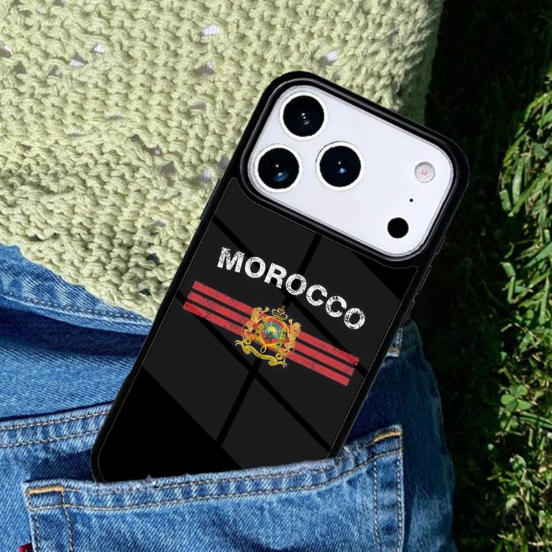 Флаг Марокко Марокканский Уникальный чехол для мобильного телефона Совместим с IPhone 17 16 15 14 13 12 11Pro Max 17 Air cover