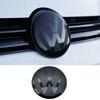 For VW Volkswagen Jetta MK5 Golf ACC Compatible Gloss Black Front&Rear Logo Covers for VW Golf MK6 / 7 / 7.5 / 8 | Flat Emblem O