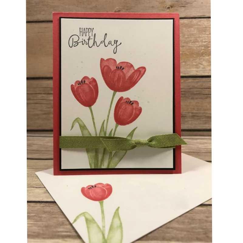 Металлические трафареты для резки тюльпанов для скрапбукинга, фотоальбома, декоративного тиснения