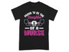 Daughter Nurse T-Shirt Gift Idea Stethoscope Syringe Red Cross Graphic Design