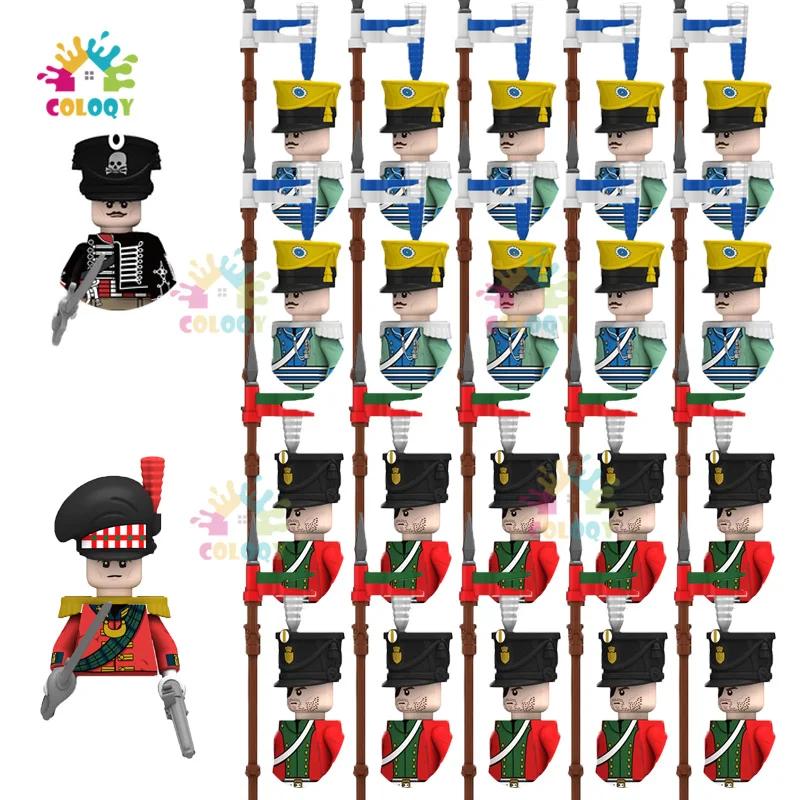 Kids Toys 22Pcs/10Pcs Napoleonic Wars Military Soldier Building Blocks Imperial Navy Figures Toys For Kids Birthday Gifts